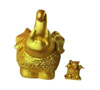 B Baosity Figurine D'éléphant Ornement D'éléphant Mini Artisanat Collection Mignonne en Résine pour