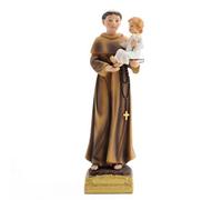 B Baosity Figurine Le Thaumaturge Portant l'enfant Jésus Jésus Compacte Statute Socle Ornemental Dévotion pr Cheminée