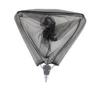 B Baosity Filet à Poisson Pliable en Nylon, Accessoire 8mm, Filet de Capture de Poisson à Vis, Têtes de Filet D'atterrissage, Filet de Pêche pour Eau Sal, 40CM