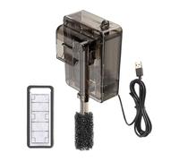 B Baosity Filtre D'aquarium Suspendu USB, Silencieux, écumeur Compact, Purificateur Efficace, Matériau PP, Convient Aux Aquariums, Tube Droit Marron