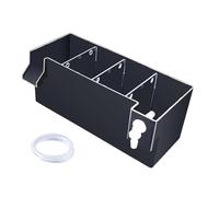 B Baosity Filtre pour Aquarium à Flux Goutte à Goutte, Transparente, Augmente Le Débit d'eau, Accessoire à Suspendre pour Petits Aquariums, Noir 24x10.5x10cm