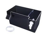 B Baosity Filtre pour Aquarium à Flux Goutte à Goutte, Transparente, Augmente Le Débit d'eau, Accessoire à Suspendre pour Petits Aquariums, Noir 18x10.5x10cm