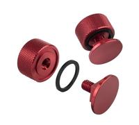 B Baosity Fixations Casque Soudage Attaches Casque Vis Casque Métal Rondelle Silicone Installation Rapide Convient Aux Ateliers D'Électricité Accessoi, Rouge