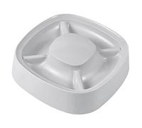 B Baosity Gamelle pour Chat, Plateau à Compartiments Multiples, élégant, Dimensions 27 X 27 X 2,7 Cm, Station d'alimentation, Gris