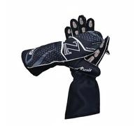 B Baosity Gants Karting Microfibre Course Antidérapant Respirant Poignet Elastique Structure Ajustée Convient pour Entraînement, Noir