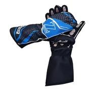 B Baosity Gants Karting Microfibre Course Antidérapant Respirant Poignet Elastique Structure Ajustée Convient pour Entraînement, Bleu