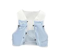 B Baosity Gilet D'hydratation avec Sac à Dos, -réparable et Respirant, Doté de Six Poches pour l'eau et Autres Objets, Idéal pour La Course à Pied , Bleu