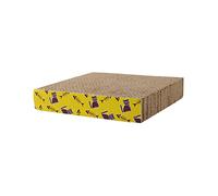 B Baosity Griffoir en Carton pour Chat, Nid Interactif, Coussin à Griffer, Protection pour Meubles et Chats, Carré 21x21x4cm