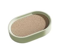B Baosity Griffoir/lit pour Chat, Panneau à Griffer Ondulé, Protection pour Meubles, Espace de Détente Amusant, Remplacement pour Chats de Petite et Moyenne Tai, Vert