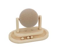 B Baosity Griffoir Rotatif pour, Support en Bois, Idéal pour, Chatons, Chinchillas et Lapins. Jouet Interactif en Forme de Griffes.