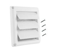 B Baosity Grille de Ventilation Extérieure - Hotte Pratique et Professionnelle pour Bureau et Maison - Installation Facile et Rapide - Facile à Instal, Circle Dia 12.5 Cm