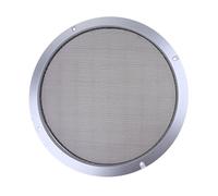 B Baosity Grilles De Haut-Parleur 10inch Couvercle avec des Vis d'or - Argenté 10''