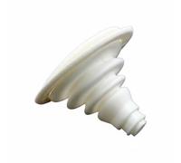 B Baosity Grommet Silicone Souple Protège-câble Dispositif Flexible pour Fixation Fil Électrique avec Base Adapté à Bateau Véhicule Récréatif Yacht Installations Techniques, Blanc