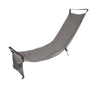 B Baosity Hamac Ergonomique Portable avec Repose-pieds, Pliable, Revêtement En Microfibre Résistant à L'usure, Réglable, Idéal pour Les En Avion, gris