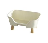 B Baosity Hamac pour Animaux de Compagnie, Confortable, Centre D'activités, Facile à Nettoyer, Lavable, Lit surélevé pour Chat, Nid de Couchage pour, M White