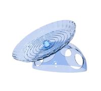 B Baosity Hamster Exercise Wheel Disc Roller Maison Cachette Roue Silencieuse Accessoire Multifonction pour Hamster Pet Adapté Aux Jeux Décoration Intérieure Ta, Bleu