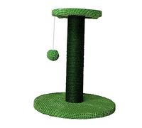B Baosity , Hauteur 35,5 Cm, Décoration Verte, Base de 30 Cm de Diamètre avec Balle Suspendue, pour Chatons et Chats D'intérieur.