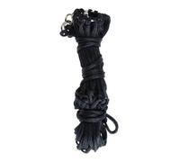 B Baosity Hay Net Sac d'alimentation Sac à Foin Filet Suspendu Sac pour Chevaux Moutons avec Anneaux Pratique Convient à Écurie Remorque Extérieur, Black 36po