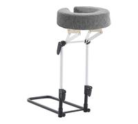 B Baosity Home Mattress Top Massage Kit Oreiller Visage Ergonomique Support de Tête Réglable Cadre Multifonction Mémoire Compact Adapté Au Massage Repos, Gris