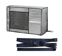 B Baosity Housse de Climatiseur avec Sangle Réglable, Pare-soleil pour Climatiseur, Housse Résistante pour Unité Extérieure de Climatiseur, Housse Extérieure Po, 98cmx73cmx41cm