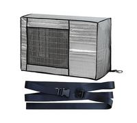 B Baosity Housse de Climatiseur avec Sangle Réglable, Pare-soleil pour Climatiseur, Housse Résistante pour Unité Extérieure de Climatiseur, Housse Extérieure Po, 100cmx81cmx43cm