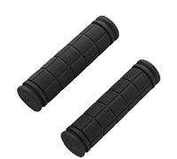 B Baosity Housse de poignée de guidon en caoutchouc antidérapant 25 mm pour vélo - Noir, env. 120 mm