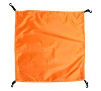 B Baosity Housse de Protection Imperméable pour Tente de 3 à 4 Personnes, 55,9 X 55,9 Cm, Portable, Résistante Au Soleil, pour L'extérieur, Orange