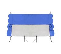 B Baosity Housse de Protection pour Chariot Élévateur Toit Imperméable Auvent de Cabine Bâche Anti-pluie En Tissu Maillé et PVC Approprié pour La Condu, Bleu Foncé 105x125cm