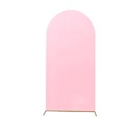 B Baosity Housse d'he Décorative pour de Mariage Housse en Polyester Tissu Ajusté pour he Rond Accessoires Décoratifs Adaptée à Mariage Fête, 200x100cm