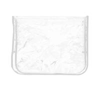 B Baosity Housse Dossier Chaise Salon Protection Chaise Transparent Fonction Résistante Taches PVC Facilement Nettoyable Adaptée de Coiffure Centres de Be, s