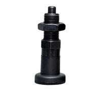 B Baosity Indexeur à Ressort En Acier Carbone avec Poignée En Nylon Plonger à Connexion Par Poussée Moletage pour Remplacement Adapté Aux Mécanic, M10x1