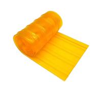B Baosity Joint de Porte en PVC, 1,5 M de Long, Facile à Couper et à Installer, Transparent, Idéal pour l'hiver. Parfait pour Les, S, Orange