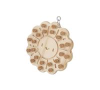 B Baosity Jouet à Mâcher pour Perroquet, Jouet de Recherche de Nourriture pour Oiseaux, Bloc de Bois, Puzzle pour Oiseaux, Jeu de en Liège pour Inséparab, Soleil
