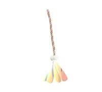 B Baosity Jouet Interactif pour Chat : Balle Roulante, Corde, Exercice et Divertissement. Balle Mobile, Jouet électrique pour Chat D'intérieur, Orange
