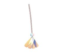 B Baosity Jouet Interactif pour Chat : Balle Roulante, Corde, Exercice et Divertissement. Balle Mobile, Jouet électrique pour Chat D'intérieur, Rose