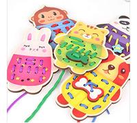 B Baosity Jouets Jouet à Fileter Filetage Animal Cadeau Anniversaire Festival