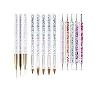 B Baosity Kit de 13 Outils de Nail Art à Points, Stylo de Dessin pour Ongles, Outil de Manucure Portable à Faire Soi-même