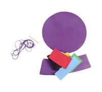 B Baosity Kit de Bricolage pour Chapeau Fabrication de Chapeau Loisir Créatif Projet Manuel Jeu D'Assemblage en Mousse EVA Légère Approprié pour Faveurs de Fêt, Violet