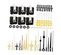 B Baosity Kit de Mécanisme D'horlogerie avec Moteur et Aiguilles Métalliques, Pièces de Rechange Pratiques et Silencieuses pour Le Bureau, Les Loisirs Créat, 23mm