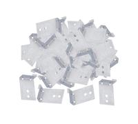 B Baosity Kit de Montage de Porte (60 Pièces) pour Cadre En Bois, Panneaux et Accessoires de Fixation, Y Compris Des équerres D'angle, pour Bureau, Garage E