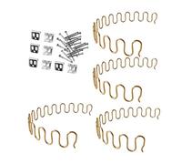 B Baosity Kit de Réparation de Ressorts de Canapé et Fauteuil (4 Pièces) pour La Réparation de Meubles, Comprenant La Quincaillerie et Les éléments de Fixation, 50cm