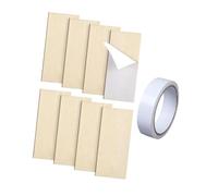 B Baosity Kit de Réparation pour Porte D'armoire En Bois, Cadeau Pratique, Charnière de Remplacement Robuste En Bois, Mastic, Coin Carré, 8 Pièces