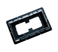 B Baosity Kit de Supports de Montage pour Panneaux Solaires Haute Performance avec Supports Droits pour Toits de Camping-Cars et Véhicules, Noir