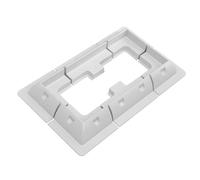 B Baosity Kit de Supports de Montage pour Panneaux Solaires Haute Performance avec Supports Droits pour Toits de Camping-Cars et Véhicules, Blanc