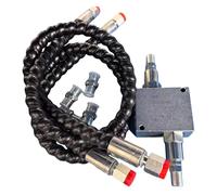 B Baosity Kit de Valve D'amortisseur pour Mini-pelle, Accessoire En Acier.