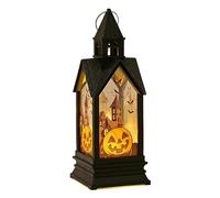 B Baosity Lampe de Table Décorative Rétro LED pour Halloween, Idéale pour Une Ambiance Bougie, Parfaite pour Une Fête Ou Un Patio. Parfaite comme Lampe Suspendu, Citrouille