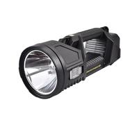 B Baosity Lampe Lampe de Recherche LED Longue Portée Puissance Élevée Structure Robuste Imperméable Modes Lumière Recharge Solaire