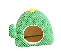 B Baosity Lit Chaud pour Hamster, pour Hamster, Lit Grotte Confortable et Mignon pour Cochon d'Inde, Habitat pour Lapin, Petits Animaux, L