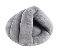 B Baosity Lit en Forme de Chausson pour Chien, Niche Chaude pour Animaux de Compagnie, Lit pour Chat, Lit Portable D'été Respirant, Nid Unique pour Chat, La, Gris Clair 45cmx35cm