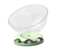 B Baosity Lit pour Chat en Forme de Capsule Spatiale - Accessoires de Couchage pour Chaton - Maison Ronde et Transparente Polyvalente pour Chaton - Nid de Couch, Diamètre 37 Cm
